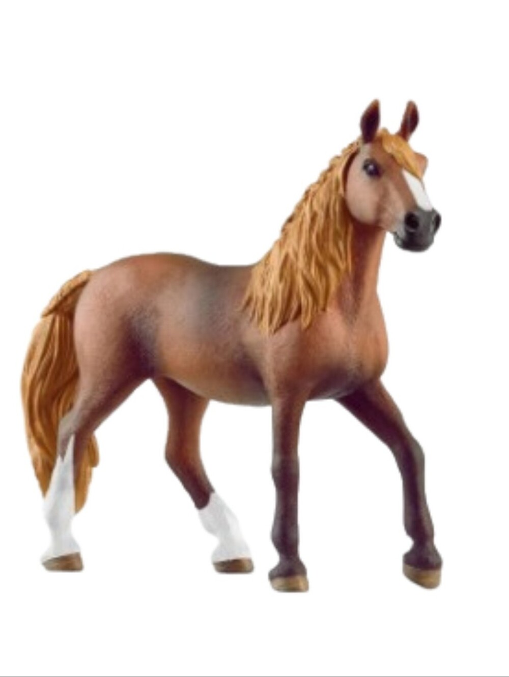 Schleich Peruvian Paso Mare Horse Figurine - Chestnut with White Markings